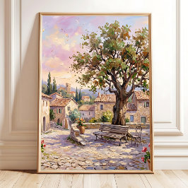 Impressionistisk väggkonst i canvas för vårens mor