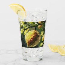 Impressionistiska leemons Hanging från Gren