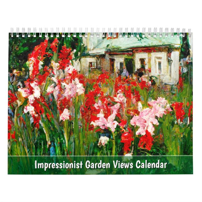 Impressionistiska Trädgårdsvyer – Kalender (Omslag)