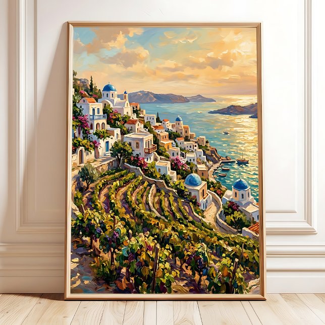 Impressionistiskt landskapsmotiv på canvas poster (Skapare uppladdad)