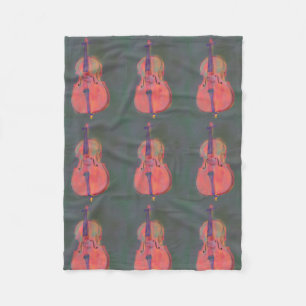 Impressionistvioloncellfilt Fleecefilt