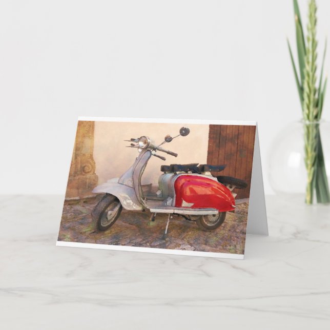 Impressitaly Lambretta Scooter Kort (Framsida)