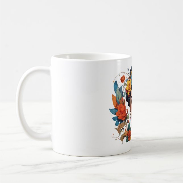 imprimé Frida Kahlo Kaffemugg (Vänster)