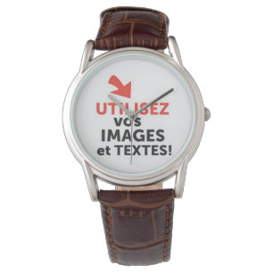 Imprimer vos design en ligne DIY en Français Armbandsur