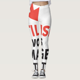Imprimer vos design en ligne DIY en Français Leggings
