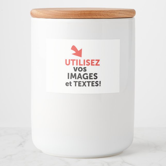 Imprimer vos design en ligne DIY en Français Mat Etiketter (Framsida)