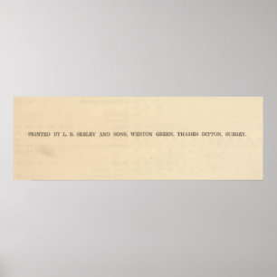 Imprint av en historisk kartbokANNONS 1828 Poster