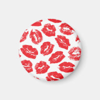 Imprint Kiss Red Läppar: Vintage Sömlös