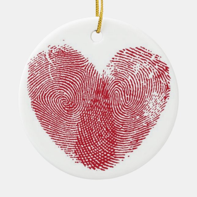 "Imprint on my Heart" Ornament (Framsidan)