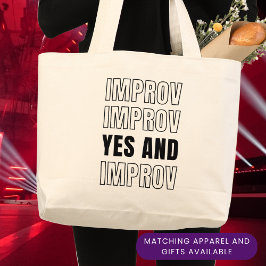 IMPROV YES AND Imreservation Comedy Jumbo Tygkasse