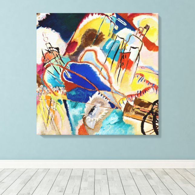 Improvisation 30 (Kanoner) av Wassily Kandinsky Canvastryck (Insitu (trägolv))