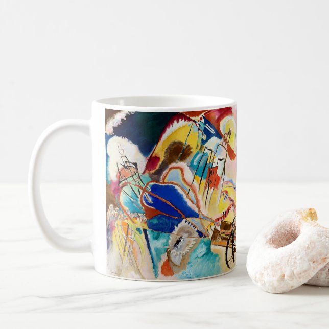Improvisation 30 (Kanoner) av Wassily Kandinsky Kaffemugg (Med munk)