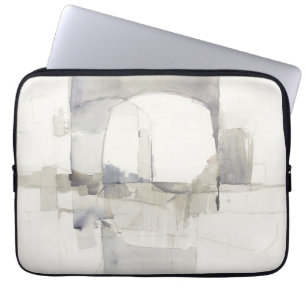 Improvisation grånar jag det abstrakt trycket laptop sleeve