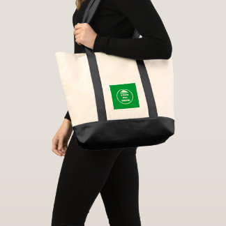 Impulera Tote Bag - lägg till din bild - Svart Tygkasse