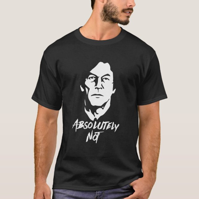 Imran Khan Absolut inte Pti Supporter Pakistan T Shirt (Framsida)