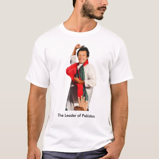Imran Khan den pakistanska ledare T-shirt (Framsida)