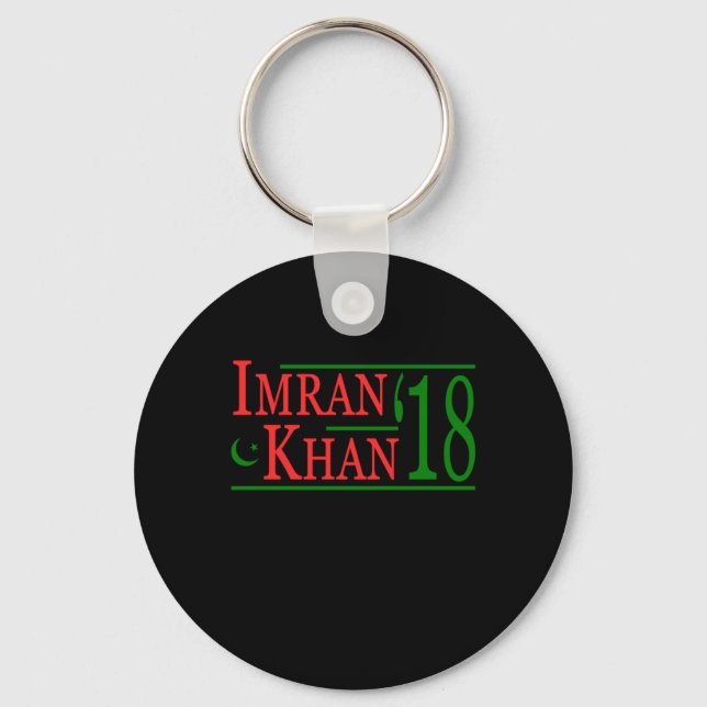 Imran Khan PTI 2018 Pakistan Nyckelring (Framsida)