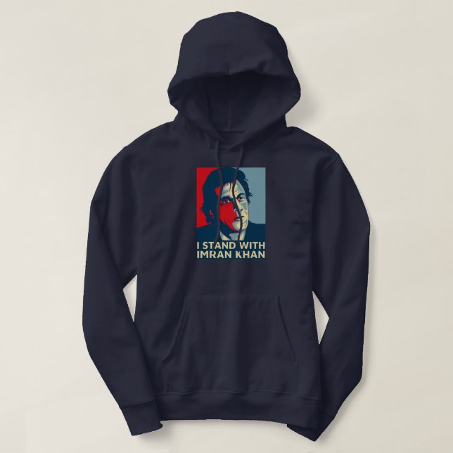 Imran Khan PTI Party Pakistan Support Freedom  Hoodie (Design framsida)