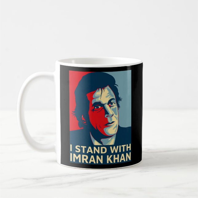 Imran Khan PTI Party Pakistan Support Freedom  Kaffemugg (Vänster)
