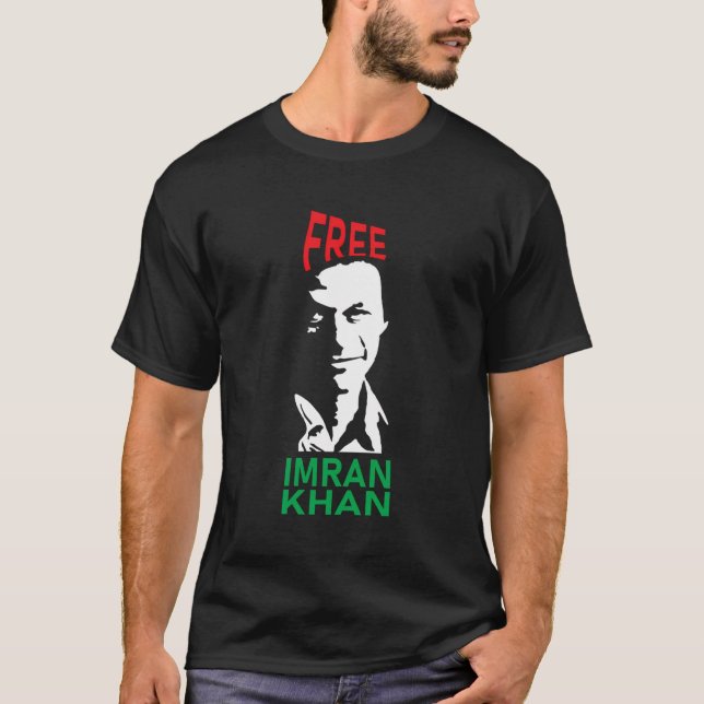 Imran Khan Shirt Imran Khan Pti Absolut T (Framsida)