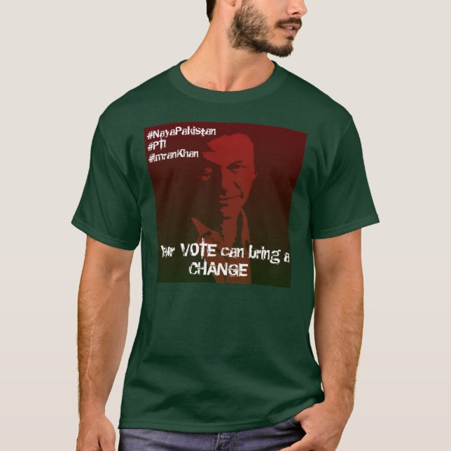 Imran Khan skjorta T Shirt (Framsida)