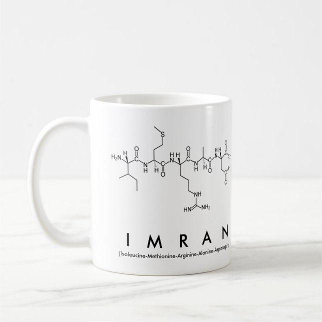 Imran peptide namn mugg (Vänster)