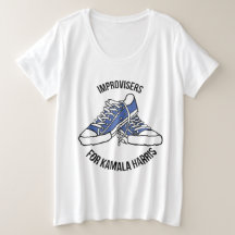 "Imreservat for Kamala Harris" Plus Storlek Shirt