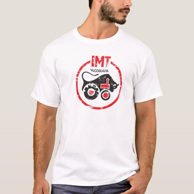 IMT-traktorJugoslavien vintage Tee (Framsida)