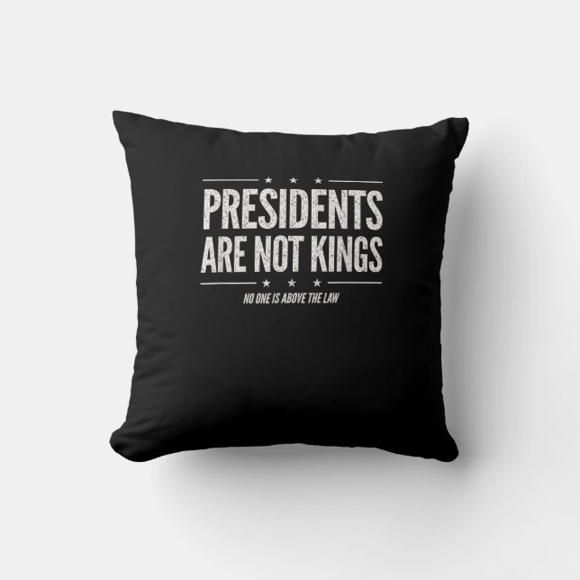 In America Presidents Are Not Kings Retro Classic Kudde (Framsida)