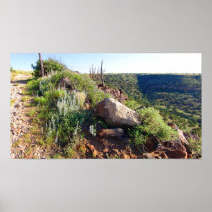 In Black Mesa Plateau (Färg mättad) Poster
