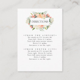 In Bloom | Persikoflödesriktningar i BRÖLLOP Tilläggskort