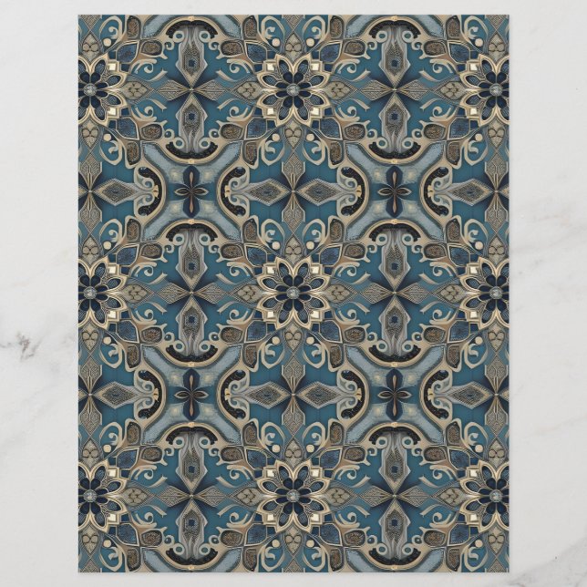 in blue brevhuvud (Framsida)