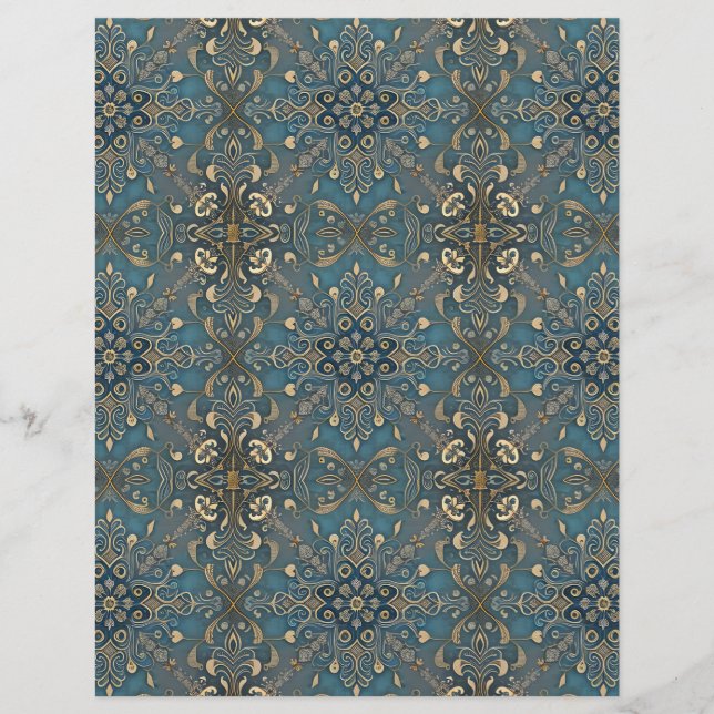 in blue brevhuvud (Framsida)