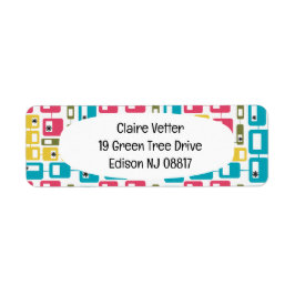 In-boxad Returadress Etikett