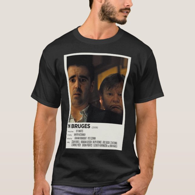 In Bruges (2008) Alternative Film Poster Classic T T Shirt (Framsida)