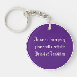 in case of emergency call a cathol priest