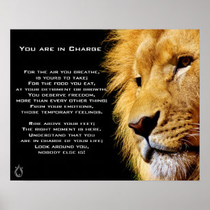 In Charge Lejon Poster