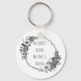 In Christ Alone Keychain Nyckelring