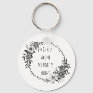 In Christ Alone Keychain Nyckelring