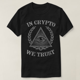 In Crypto We Trust Emblemdesign T Shirt