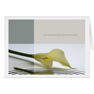 in dankbarer Erinnerung Hälsningskort