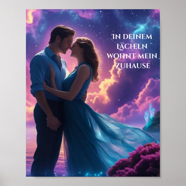 In deinem Lächeln wohnt mein Zuhause Poster (Framsidan)