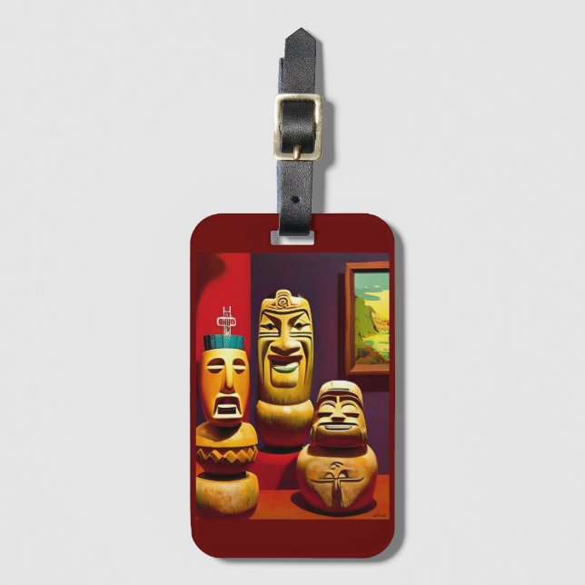 In-door Tiki Life Ken Gage Art Bagagebricka (Framsida vertikal)