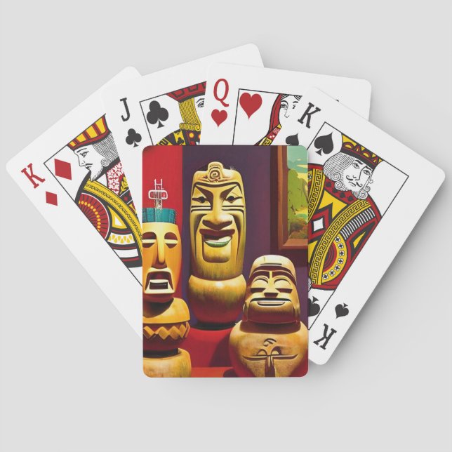 In-door Tiki Life Ken Gage Art Casinokort (Baksidan)