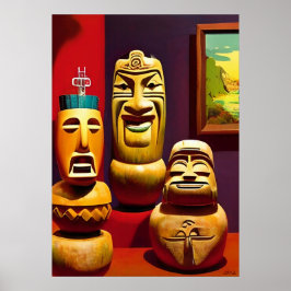 In-door Tiki Life Ken Gage Art Poster