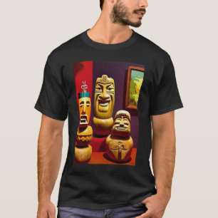 In-door Tiki Life Ken Gage Art T Shirt