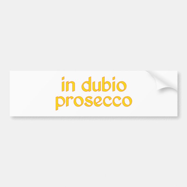 in dubio prosecco bildekal (Framsidan)