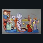 In Fair Japan, Louis Wain Poster<br><div class="desc">Louis Wain (5 August 1860 – 4 July 1939) was an English artiste known for his drawings, which consistently featured anthropomorphized large-eyed cats and kittens. In his later years he may have suffered from schizophrenia (although this claim is disputed), which, according to some psychiatrists, can be seen in his works. Quote:Wikipedia</div>