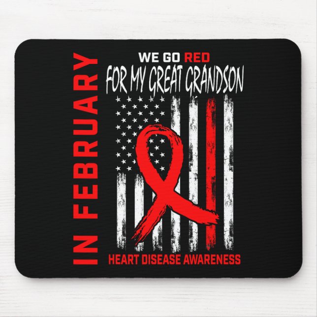 In February Wear Red Great Grandson Heart Disease  Musmatta (Framsidan)