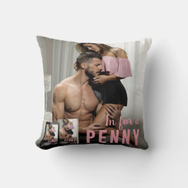 In för en Penny Throw Cushion Kudde